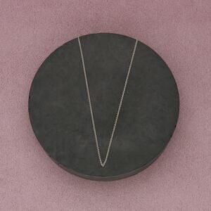 ⚡️reserved⚡️ sterling silver 1mm cable chain necklace size 19in